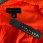 Miss Avenue Orange Romper Dress Photo 3