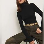 Reformation NWT  Tink Cashmere Bodysuit in Black Photo 1