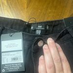 Missguided  Riot High Rise Busted Knee Mom Jeans, Black Size 14 NWT Photo 6