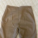 ZARA  Tan Faux Leather Pants Photo 3