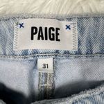 Paige  Noella jive distressed high rise straight cropped jeans Photo 6