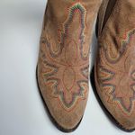 Jeffrey Campbell  FREE PEOPLE BROWN SUEDE STACKED HEEL WESTERN COWBOY BOOTS 9 Photo 3