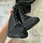 Forever 21 over the knee lace up heeled boots Sz 9 Photo 9