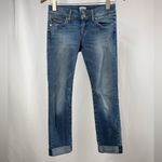 Hudson Jeans Vintage Hudson Ginny Ankle Cuffed Low Rise Straight Leg Jeans in Blue Size 25 Photo 1