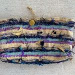 Coil Bag Handmade Hand Rolled Lagen Look Blue Photo 0