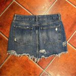 Free People  Wild Rose Denim Mini Skirt Photo 7