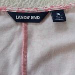 Lands' End  Pink and White Floral Print Fit & Flare Pocket Dress Photo 7