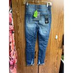 Indigo Rein  High Rise * Crop * Raw Hem * distressed jeans Sz 1 NWT ￼ Photo 3