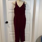 Banana Republic  Velvet cropped jumpsuit 6 NWT Photo 1