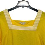Boden USA Boden Dress Tunic Women's Size 14R Yellow Embroidered Beach Resort Wear Comfort Photo 2