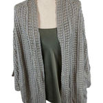 English Laundry Cardigan Womens XL gray Dolman sleeve oversize open knit sweater Photo 0