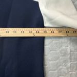 St. John Size 4 Womens Midnight Blue Ivory Dress Office Cocktail Minimalist Chic Photo 7