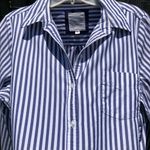 Heritage 1981 Medium Blue & White Striped Button Up Photo 8