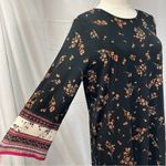 J.Jill Wearever Collection Floral Tunic Top Boho Spring Classic Soft Womens M Photo 3