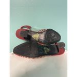 Vintage Amanda Cancun Red Glitter Slingback Closed Toe Sp Occasion Heels Sz 7W Photo 6