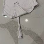 Abercrombie & Fitch High Neck Spaghetti Strap Tank Top Bodysuit Women's XS White Photo 2