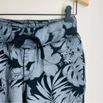 NSF Sayde Sweatpants Tropical Floral Print Black/Grey Women’s Petite P (XS) Black Photo 3