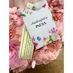 NWT Pink 3D Floral Beaded Top Handle Bag – Artisan Sequin & Bead Detail Photo 4