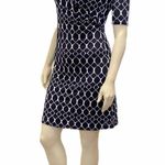 Stitch Fix  GILLI Trista Faux Wrap Dress Navy White Photo 3