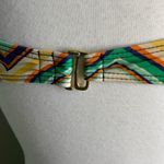 Alex Marie Retro Multicolor Chevron Print Swim Bikini Top Size 10 Photo 6