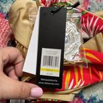 Dolce Vita NWT Tropical Print Reversible Bikini in Cherry Size Medium Photo 11