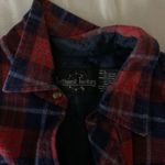 Flannel Jacket Red Size L Photo 1