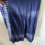 Soft Surroundings Soft‎ Surroundings Open Front Duster Size Small Petite SP Blue Striped Kimono Photo 2