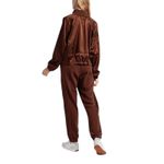 Nike  Air Women's athletic logo Jacket zip up Small chocolate brown nwot Photo 3