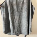 Ivy Park  Heather Gray Laser Cut Logo Racerback Tank Top Photo 4