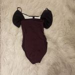 Wine colored leotard Red Photo 3
