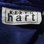 Keren Hart Button up Jacket Size Medium Blue Photo 3