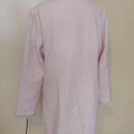 Venus  Pale Pink Size 16 Coat Long Sleeve Pastel Fringe Winter Warm Retro Photo 3