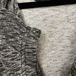 G.H. Bass &Co. G H Bass Women's Black and Gray Asymmetrical Zip Knit Jacket Sz M - L Photo 7