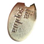 Lia Sophia  Golden Girl Hammered Floral Leaf Pendant Necklace Chain Adjustable Photo 3