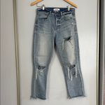 Pistola Presley Distressed High Rise Boyfriend Jeans Photo 3