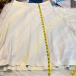 Banana Republic  Linen Blend A Line Midi Skirt Women’s Size 8 Petite Lined Pastel Photo 10