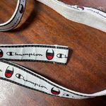 Champion White Cadet Repeating Logo D-Ring Skinny Belt - One Size - Extra Long Photo 6