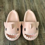 Pink Shark Slip On Shoes Photo 2