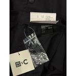 Uniqlo NEW  Women Black Snap-Side Pants 27 W Casual Wide Leg Side Button Trousers Photo 9