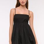 Abercrombie & Fitch Babydoll Bubble Hem Mini Dress Photo 0