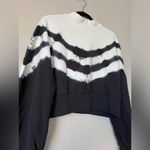 Fabletics  Cowl Neck Sweatshirt. Tie Dye Chevron 100% Cotton. Women’s Sz M. EUC Photo 1