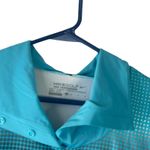 Nike Golf NWT Women's Size Medium Blue Half Button Activewear Polo Photo 5