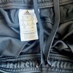 Adidas  Black Track & Soccer Sweatpants with Blue / Green Stripes Size M Photo 4