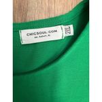 Chic Soul 2XL Green Ruffle Sleeve Blouse Long Sleeve Boho Tunic Top Photo 2