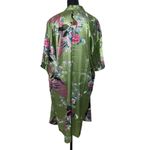 Oriental Village Silk Collection Green Kimono Peacock Print Size Size undefined Photo 3
