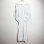 Torrid Ivory White Crochet Tie Waist Longline Duster Short Sleeve Sweater 3X 4X Photo 5