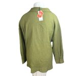 Cider NEW Women's Green Textured Long Sleeve Collar Button Down Shirt Top Sz 2XL Photo 1