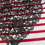 Stella McCartney Stella McCartney Striped Heart Print Tank Top Red White Size 42 Photo 5