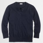 J.Crew  Navy Blue Classic Clare Cardigan Sweater Photo 1