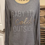Old Navy  Gray Waffle Knit Long Sleeve Photo 0